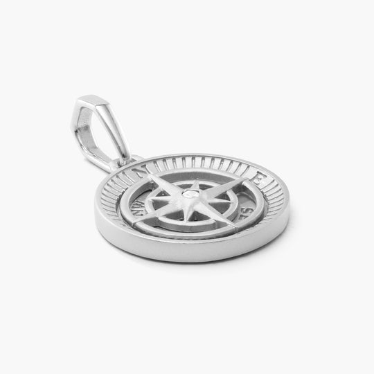 Compass Pendant - Silver Compass Pendant - JAXXON