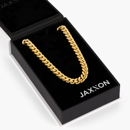 JAXXON Cuban Link Chain - 5mm Gold 22
