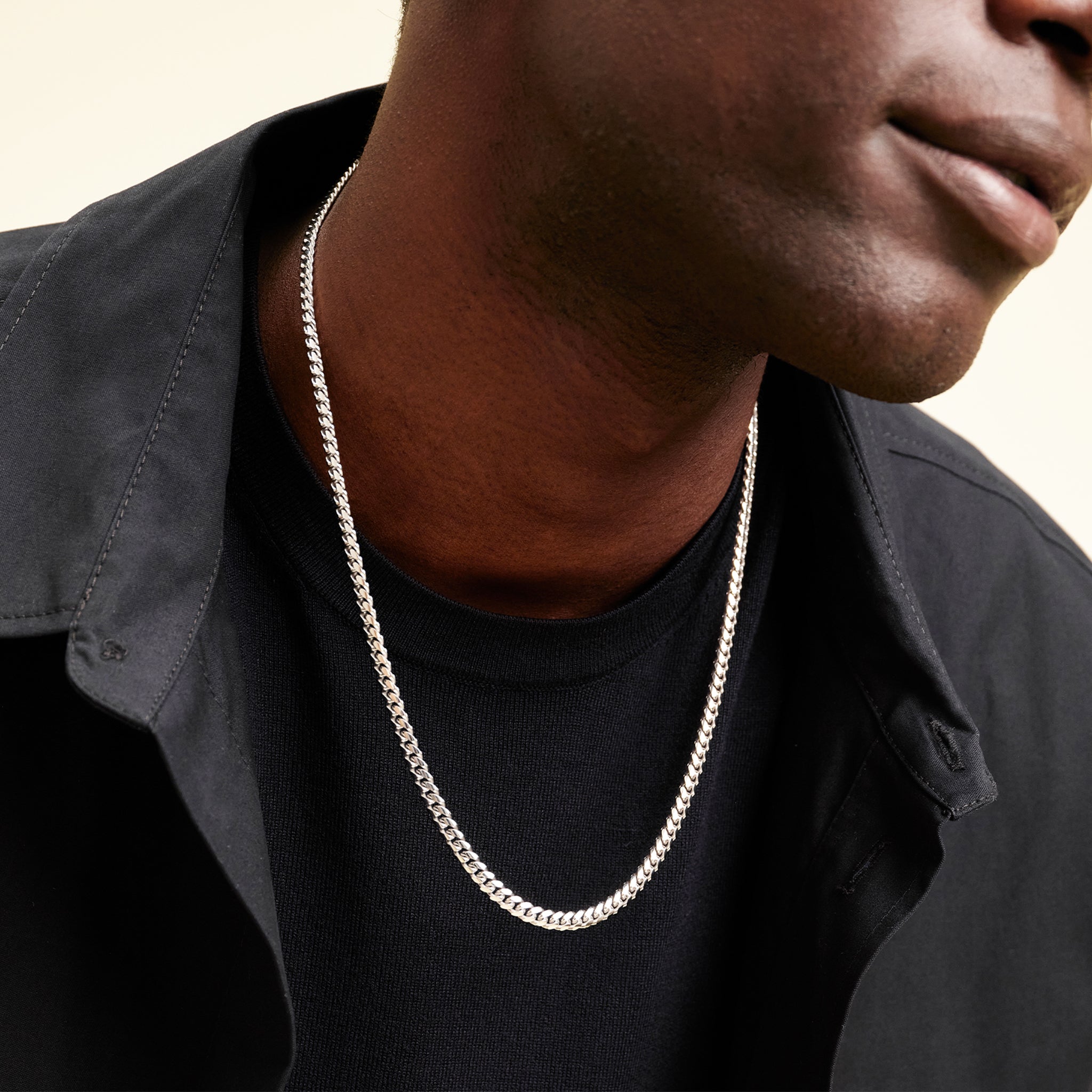 Men's Chains: Sterling Silver + Gold Chains - JAXXON