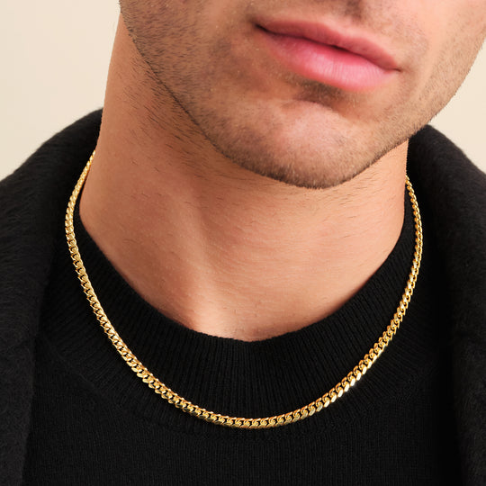 19th July Onyx Mother Pearls Choker Necklace for Men