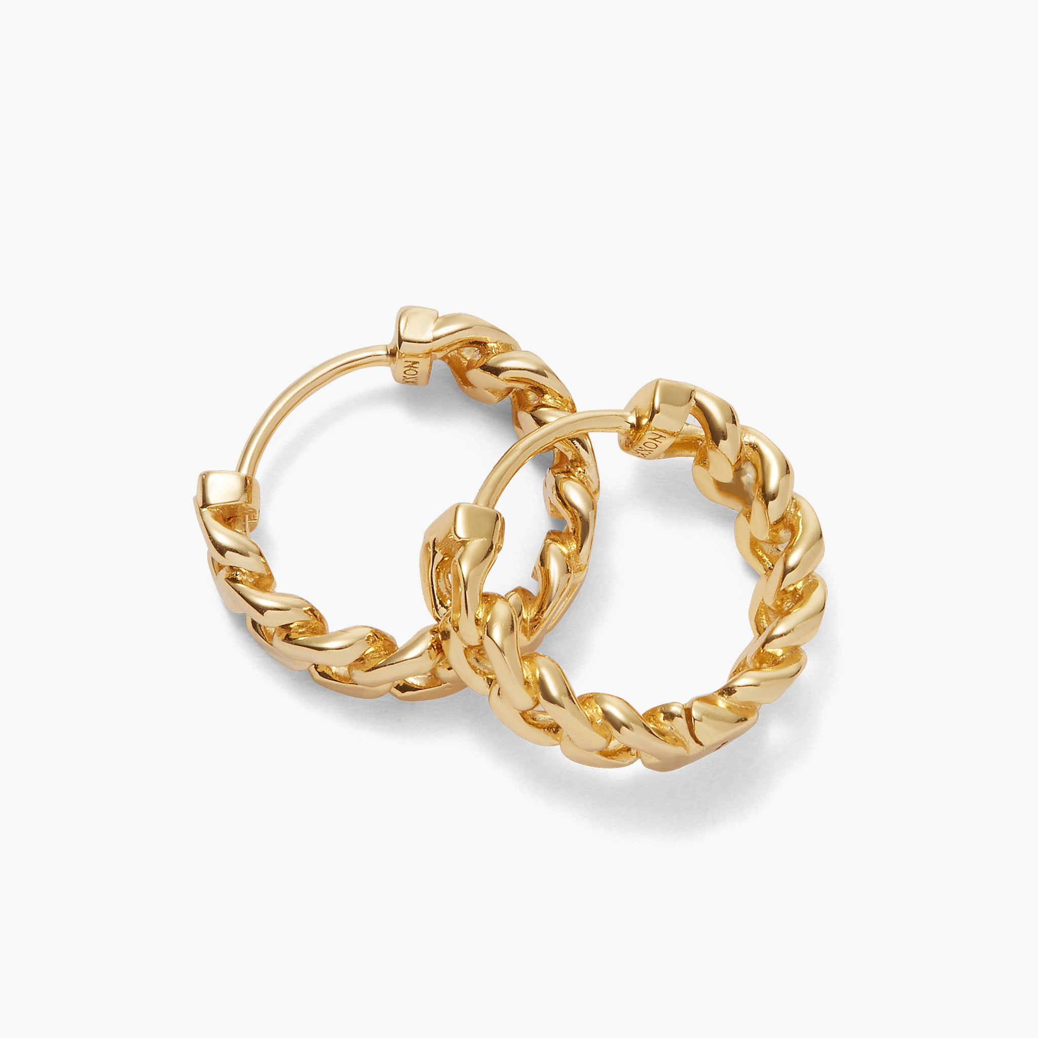 Classic Hoop Earrings - Men's Classic Gold Hoops - JAXXON