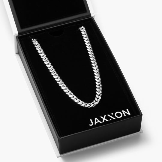 JAXXON 7mm Cuban Link Silver Chain | 24