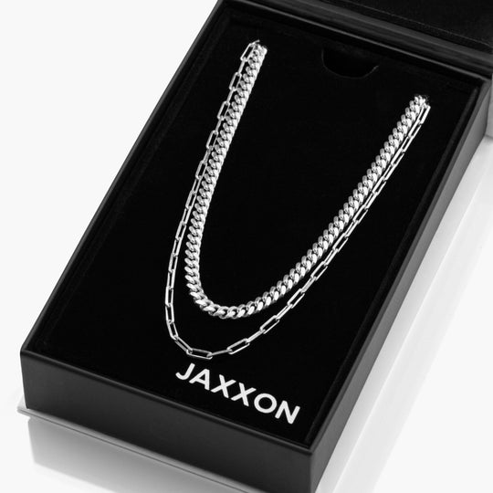 Women's Cuban Link + Paperclip Chain Stack - Image 7/7