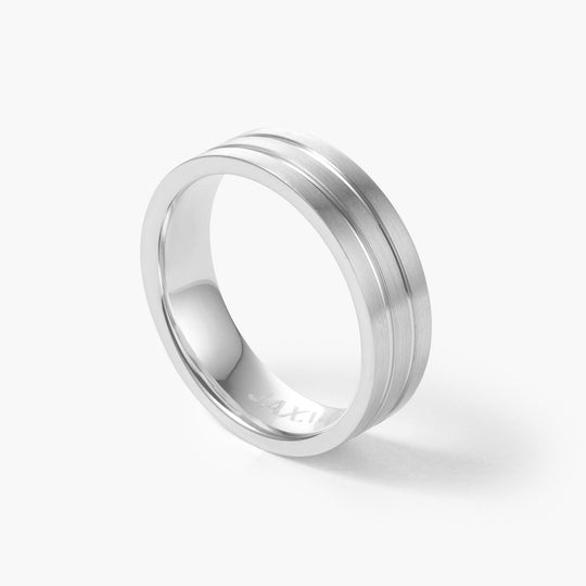 Double Channel Tungsten Band  Silver - Image 6/7