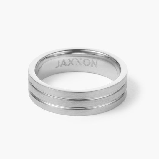 Double Channel Tungsten Band  Silver - Image 5/7