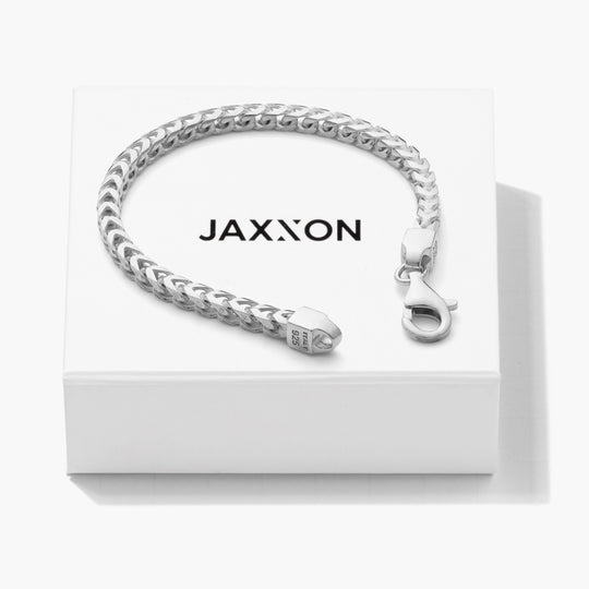 JAXXON 4mm Tennis Silver Bracelet | 7.5