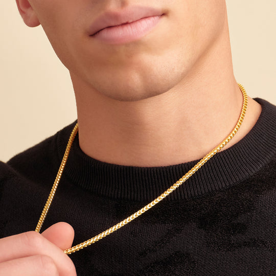 JAXXON Cuban Link Chain - 5mm Gold 22