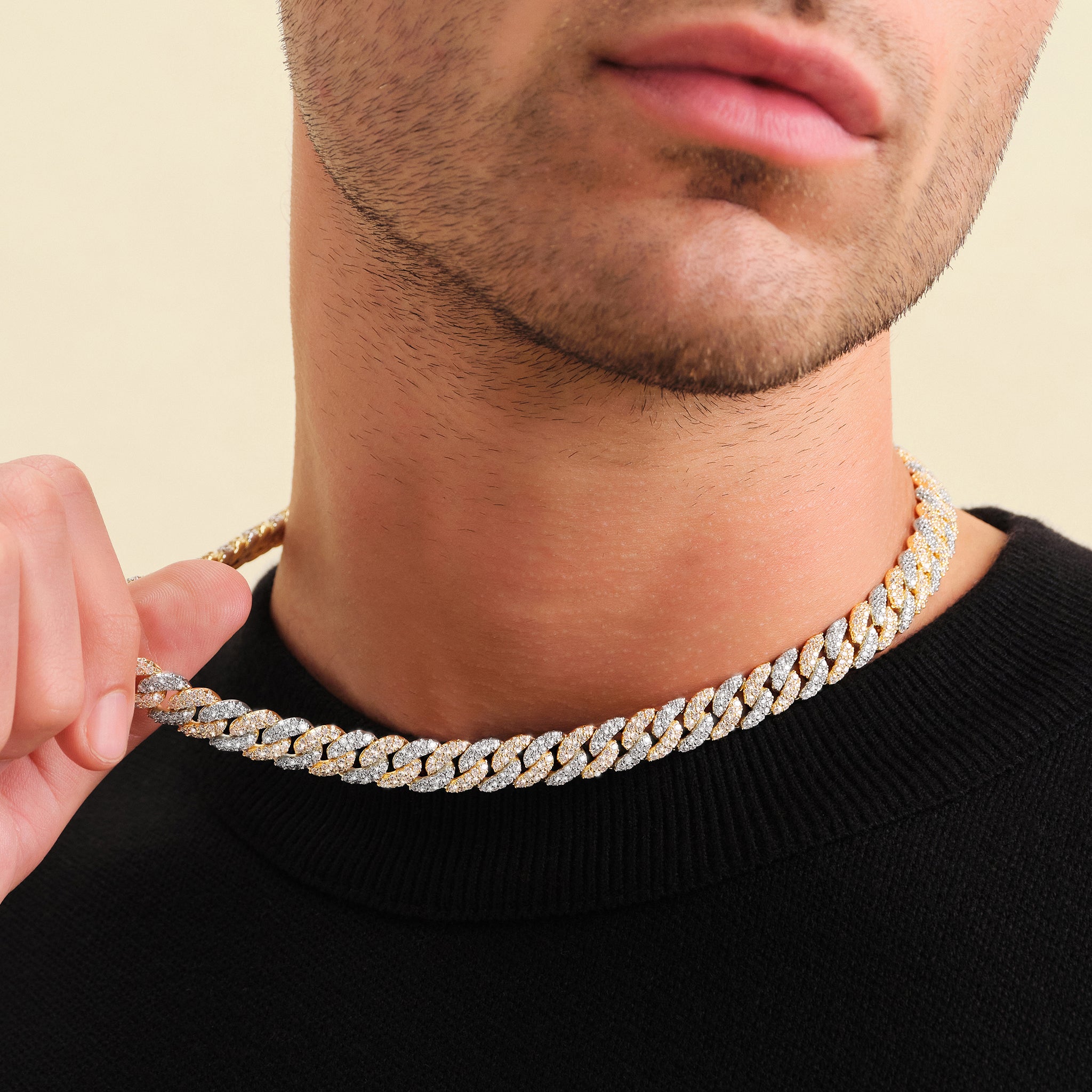 JAXXON 10mm Iced Out Cuban Link Gold Chain | 20