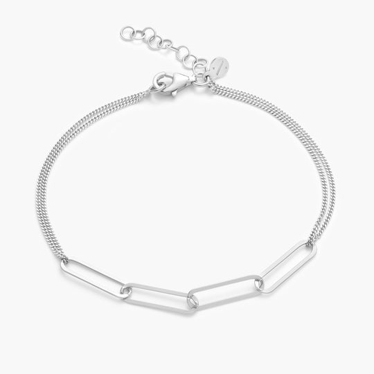 Women's Multi Link Chain Bracelet  1mm - Image 5/6