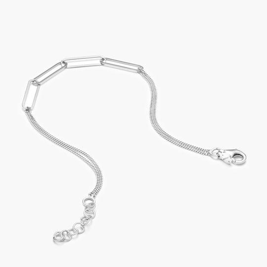 Women's Multi Link Chain Bracelet  1mm - Image 4/6