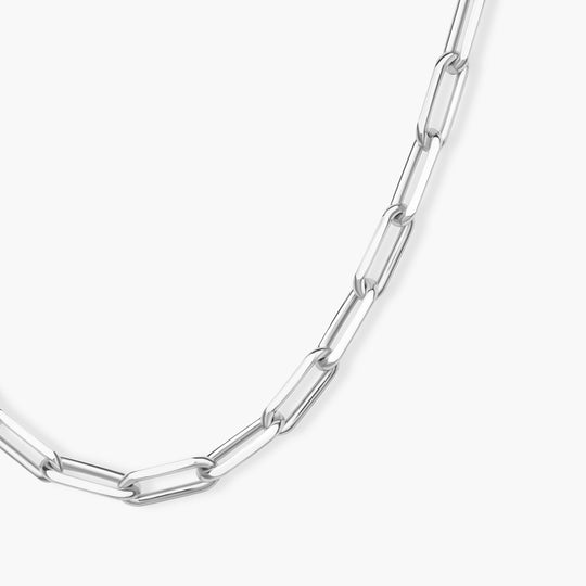 Women's Paperclip Chain  3mm - Image 5/7