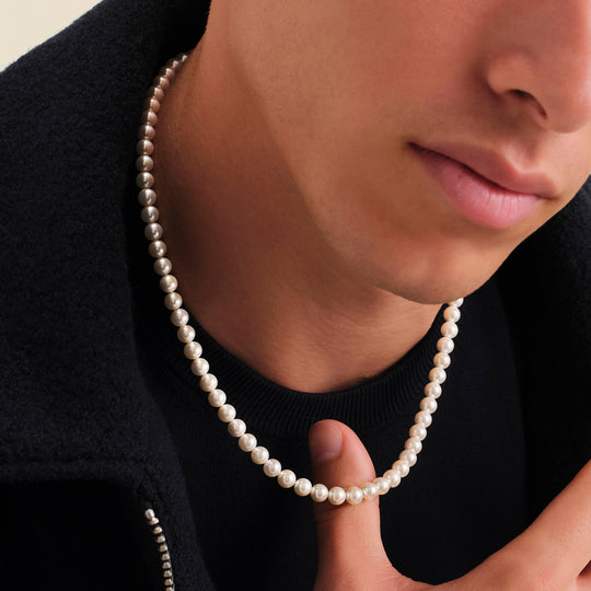 Pearl Necklace  6mm - Image 3/6