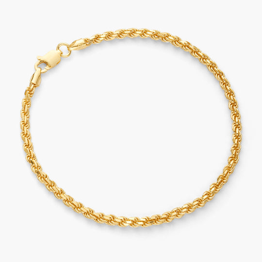 1pc Twisted Rope Chain Bracelet for Women Punk 4MM Gold Color Stainless  Steel Gold Color Necklace Fashion Jewelry | SHEIN USA