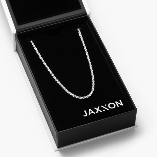 JAXXON 2.5mm Rope Silver Chain | 22