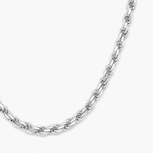 JAXXON Silver Rope Bracelet
