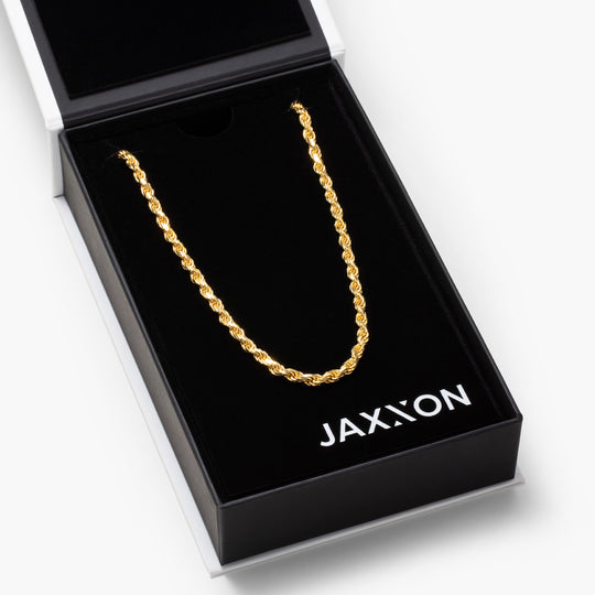 Rope Chain (4mm), 18K Gold  OXALA Jewelry – Oxala Jewelry
