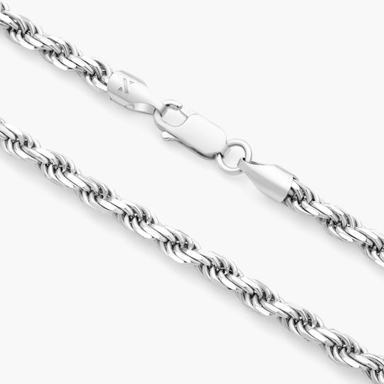JAXXON 4mm Rope Silver Chain | 16/18