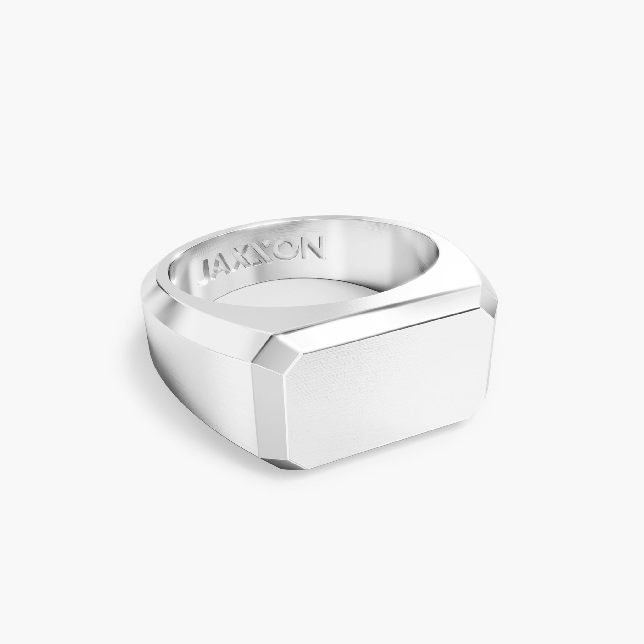 JAXXON Silver Signet Ring | Size 10