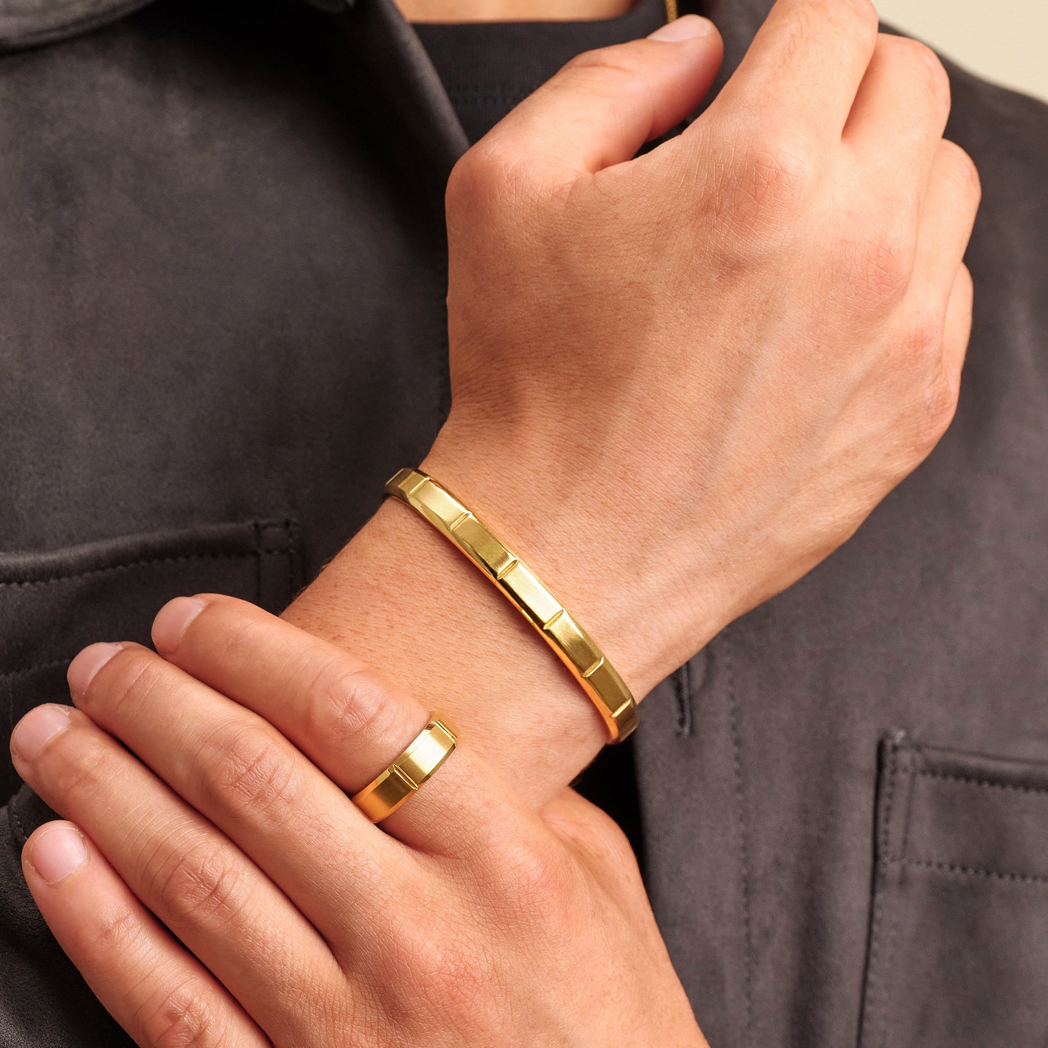 Gold Cuff Bracelet