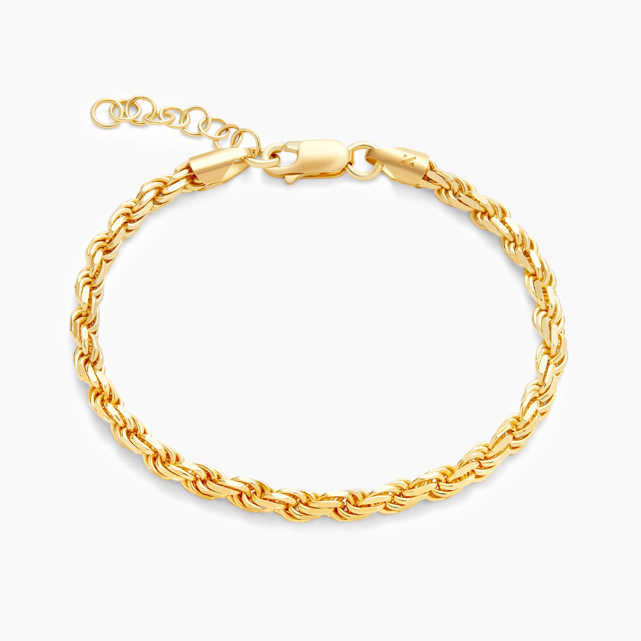 Rope Chain - 4mm - Women's Gold Rope Necklace - JAXXON
