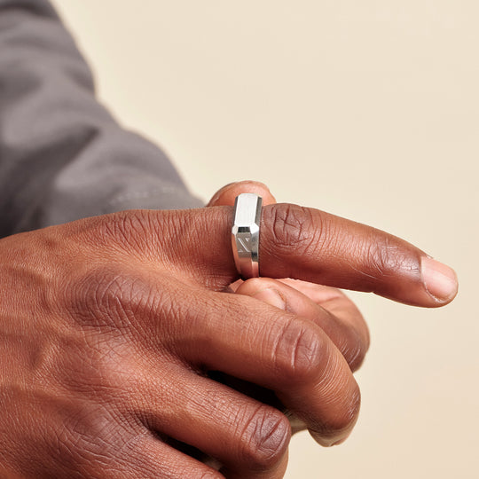 Carnutian Elvish Leaf Ring (Pure Silver) Hand-Forged Ring