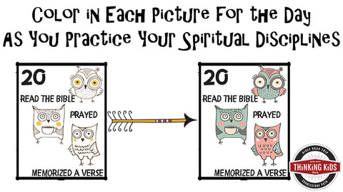 Spiritual Disciplines Calendar for Kids