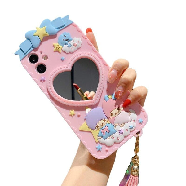 Kawaii Luxury 3D Soft Rubber iPhone Phone Case Sanrio Kawaii Babe