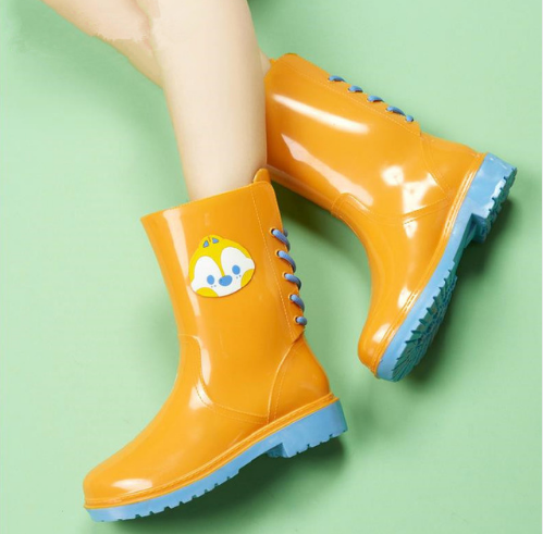 pastel rain boots