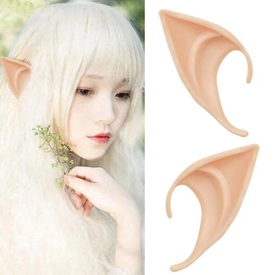 Elf Ear, Elf Ears Pointy Latex Ears Elf Ears For Anime Party Dress Up ...