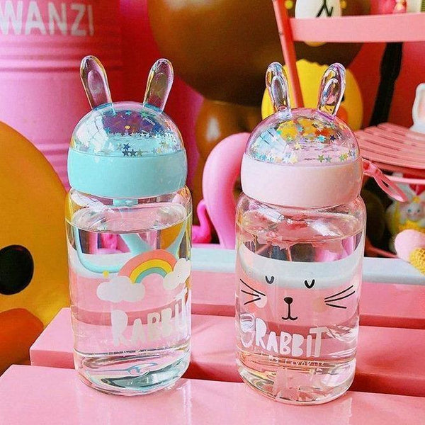 Pastel Princess Butterfly Bow Water Bottle Pastel Candy by Kawaii Babe