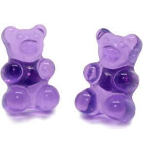 Gummy Bear Stud Earrings Resin Candy Jewelry Kawaii Kawaii Babe - roblox gummy bear earrings