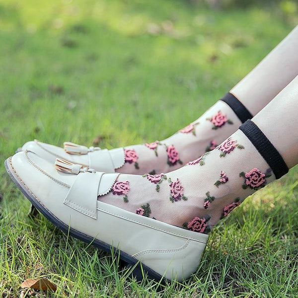 Pink Vintage Floral Sock Set – Kawaii Babe