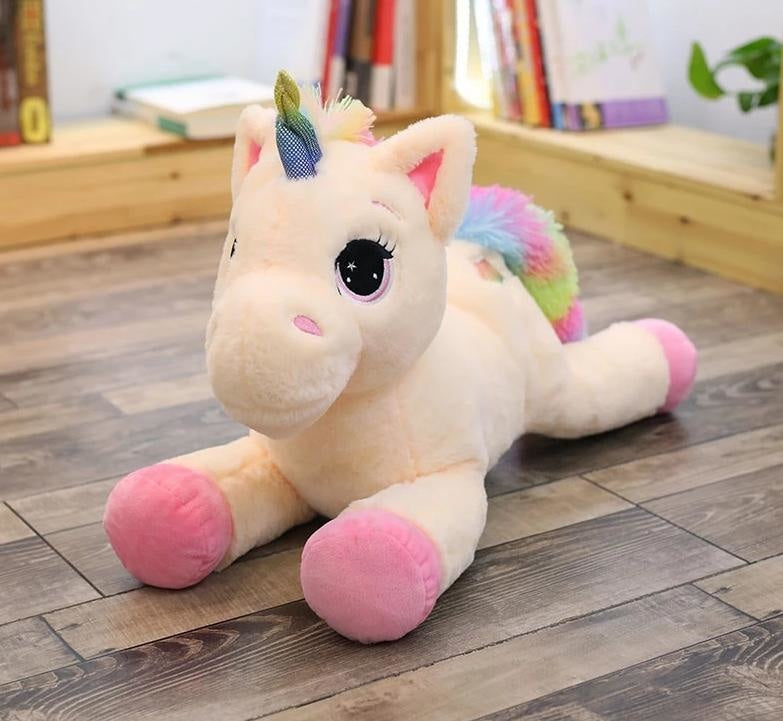 rainbow unicorn plush animal