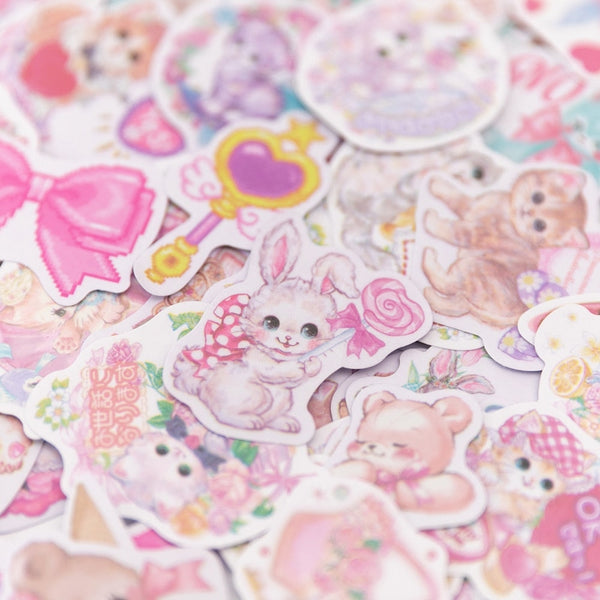 Vintage Animal Sticker Collection – Kawaii Babe