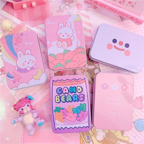 Little Kawaii Storage Tins Aluminum Box Cute Fairy Kei | Kawaii Babe