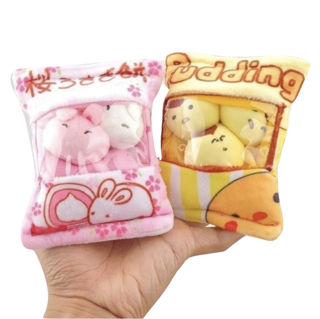 kawaii pink plushies