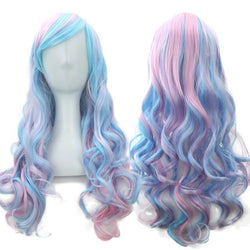 cotton candy blue wig