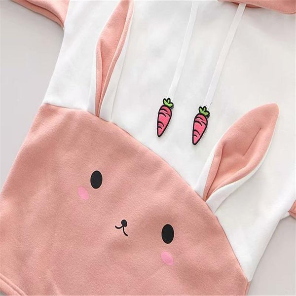 Bling Bling Baby Bunny Anime Girl Hoodie Sweater