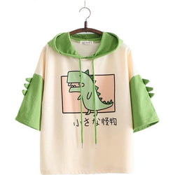 Japanese Dinosaur T-Shirt Hoodie Little Space CGL ABDL | Kawaii Babe