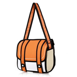 2D Cartoon Messenger Shoulder Bag 3D Purse Handbag | Kawaii Babe