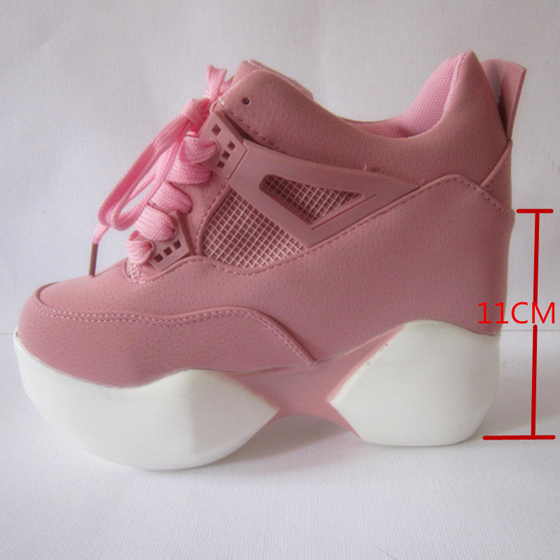 chunky pink shoes