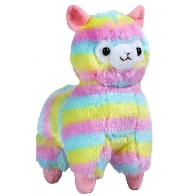 rainbow alpaca stuffed animal