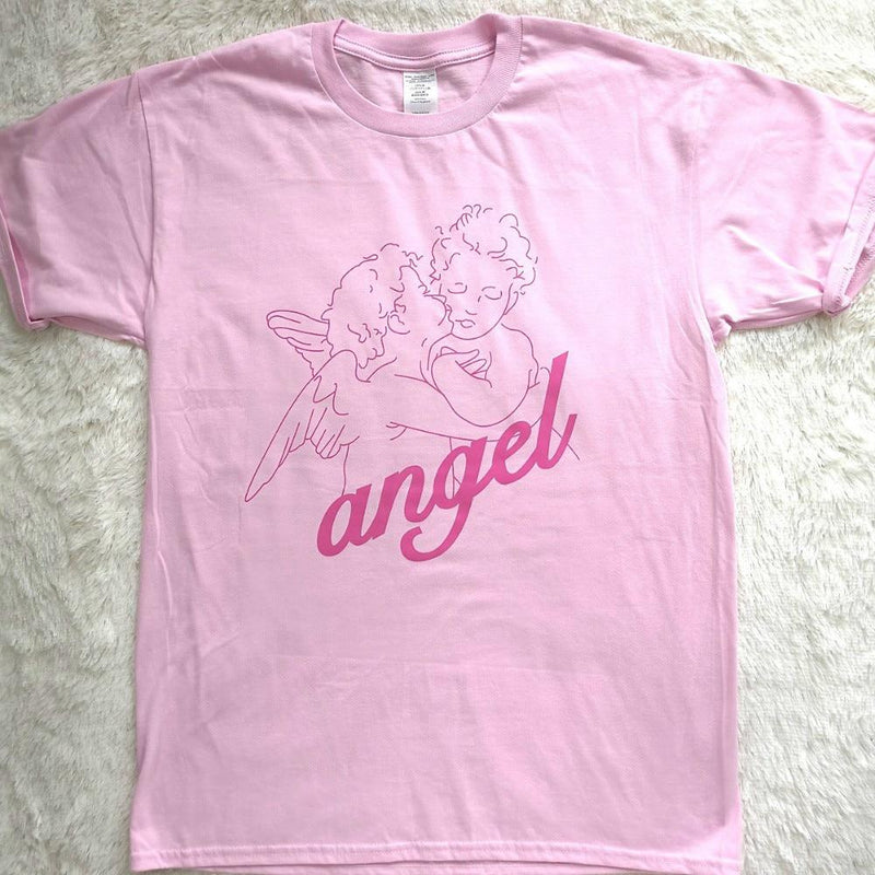 pink angel shirt