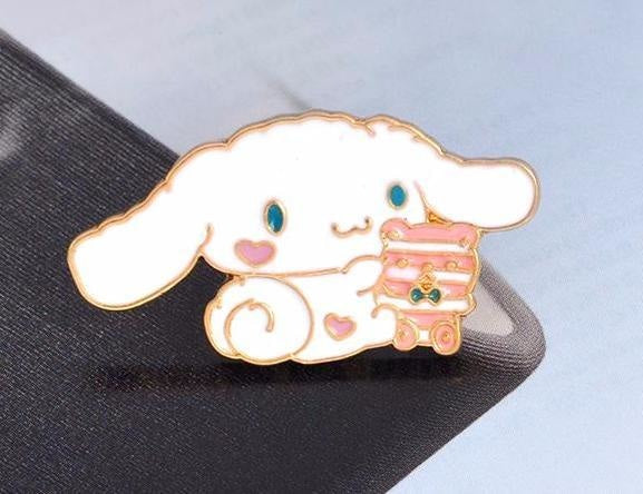 Kawaii Sanrio Cinnamoroll Brooch Metal Constellation Brooch Anime