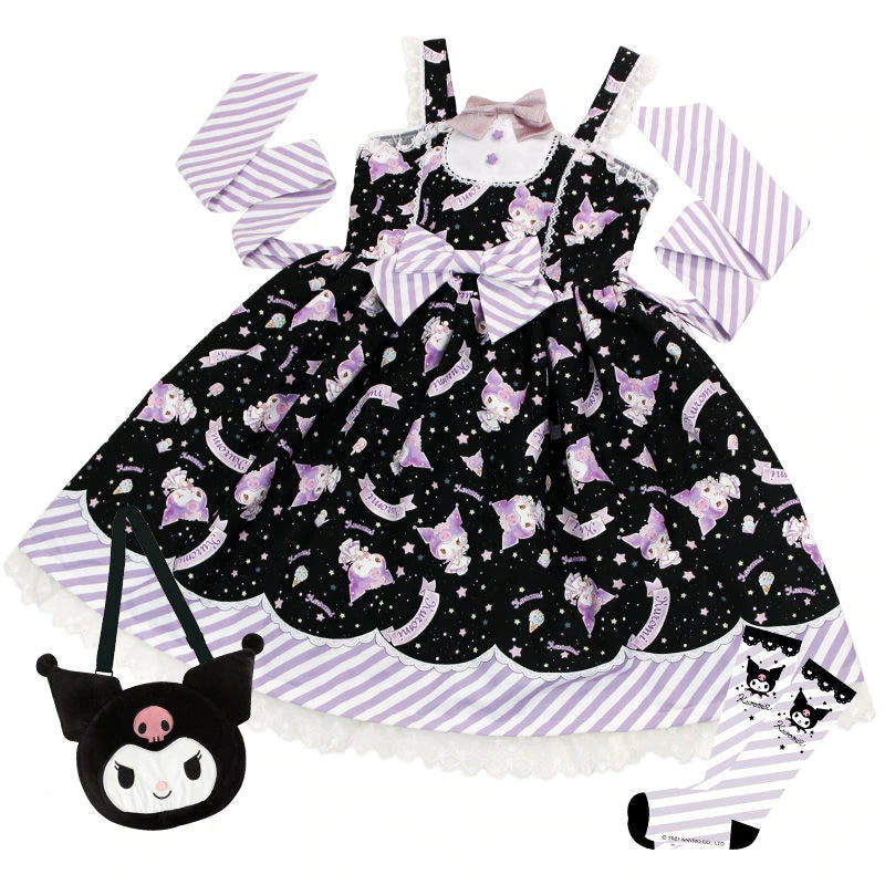 My Melody Cinnamoroll Kuromi Lolita JSK Dress Cosplay | Kawaii Babe