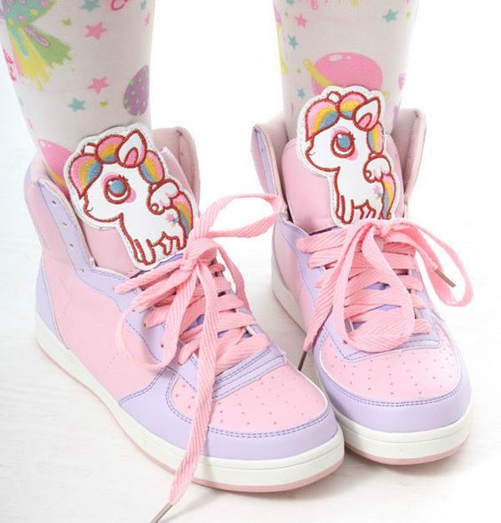 Kawaii Babe Pastel Goth Lolita Sneakers Shoes