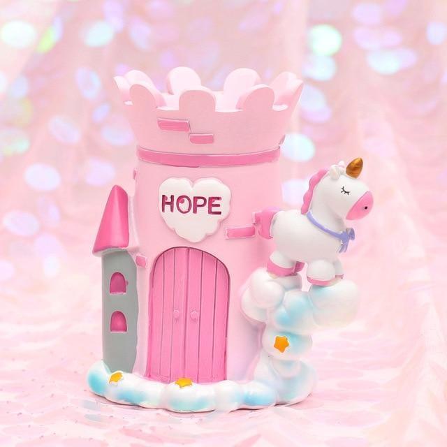 Unicorn Castle Pen Holder Stationary Pencil Box Kawaii Kawaii Babe