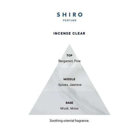 Incense Clear Fragrance Pyramid
