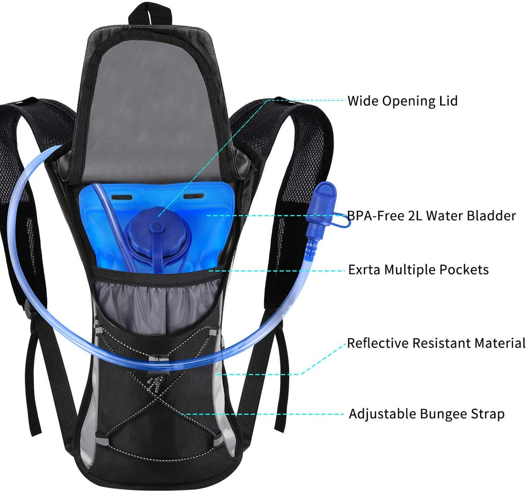 Hydration Pack for Cycling, Hiking or Racing Outdoors