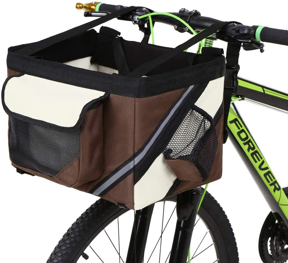 front bike dog carrier